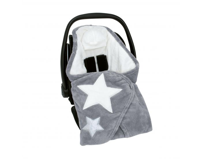 BEMINI Couverture Nomade BISIDE 90x90cm Softy Etoiles (10)