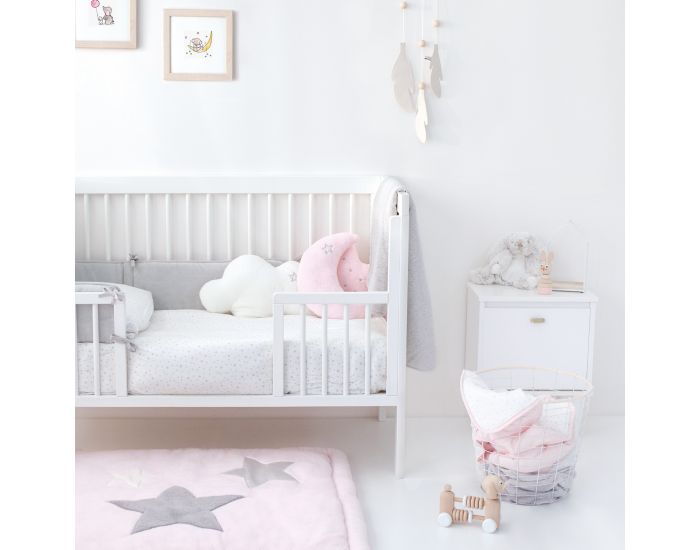 BEMINI Tapis de parc 100x100cm Softy Grandes Etoiles (11)