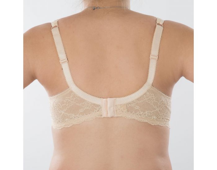 BOGEMA LINGERIE Soutien-gorge d'Allaitement - Ang�lique Beige avec Dentelle (3)