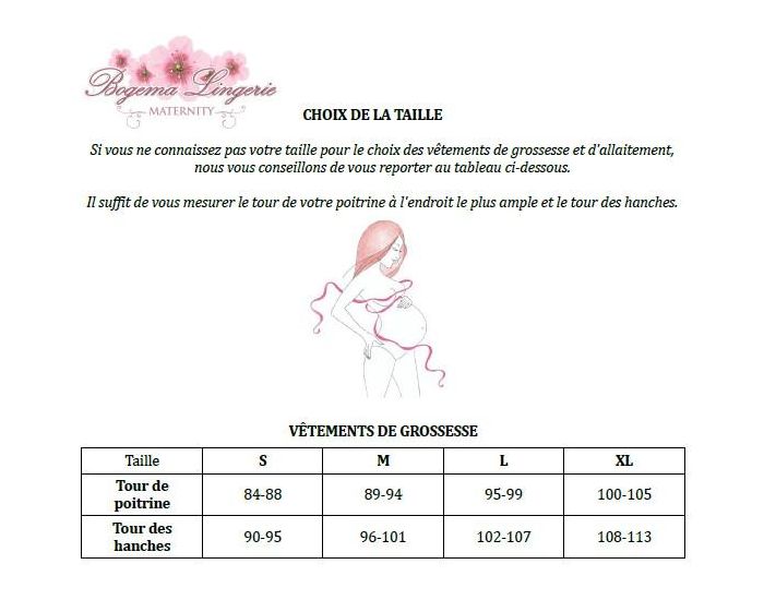 BOGEMA LINGERIE Haut de Pyjama de Grossesse et Allaitement - Manches Longues Bleu Nuit (3)