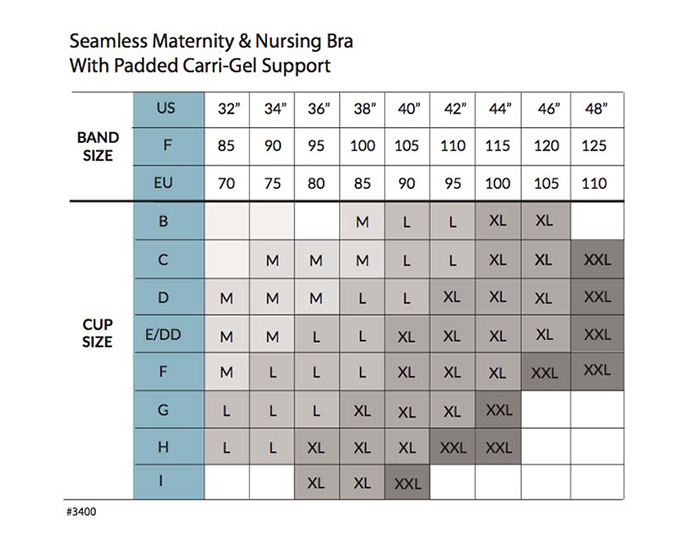 CARRIWELL Soutien-Gorge d'Allaitement Rembourr Carri-Gel - Armatures Gel - Blanc XXL (4)