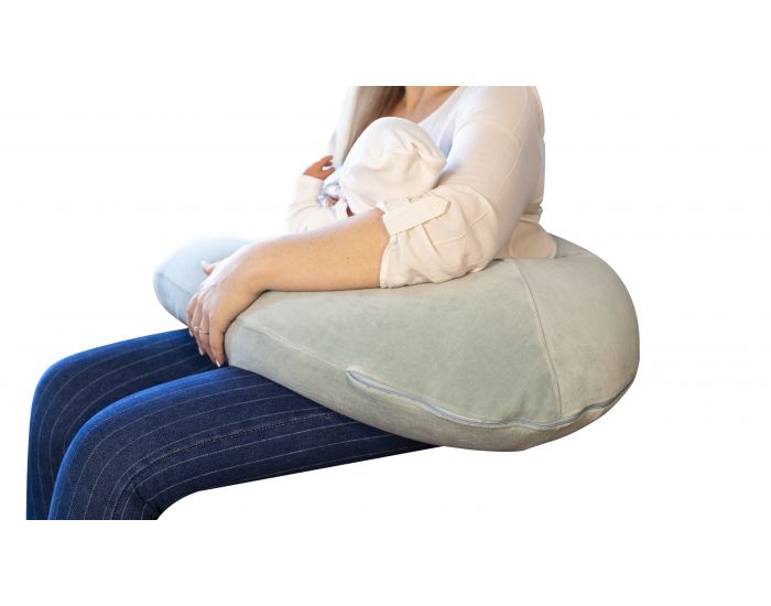 EVEIL ET NATURE Coussin de Maternit - Aqua (1)