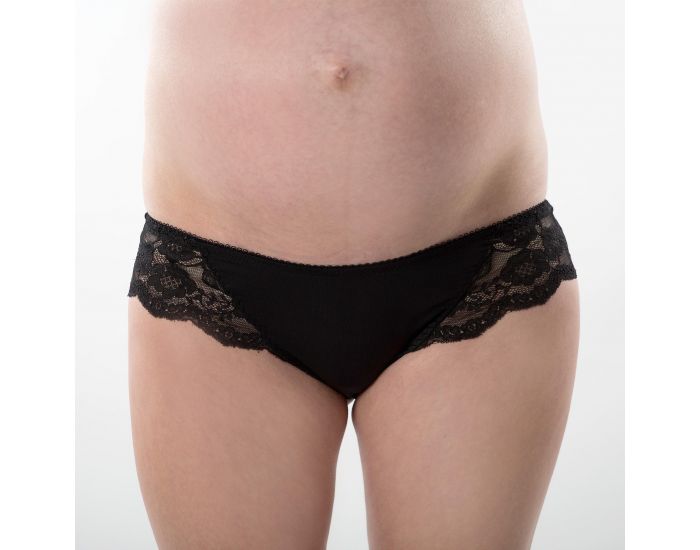 BOGEMA Culotte de maternit Anglique dentelle Noir (1)
