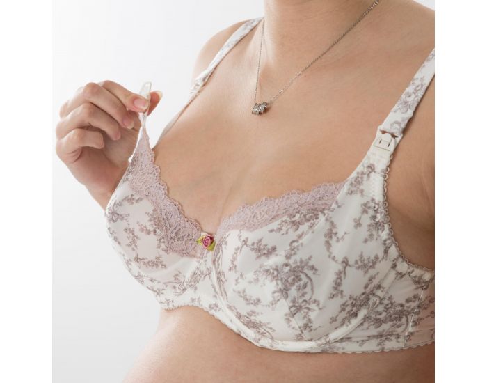 BOGEMA Soutien-gorge d'allaitement Batrice Blanc (1)