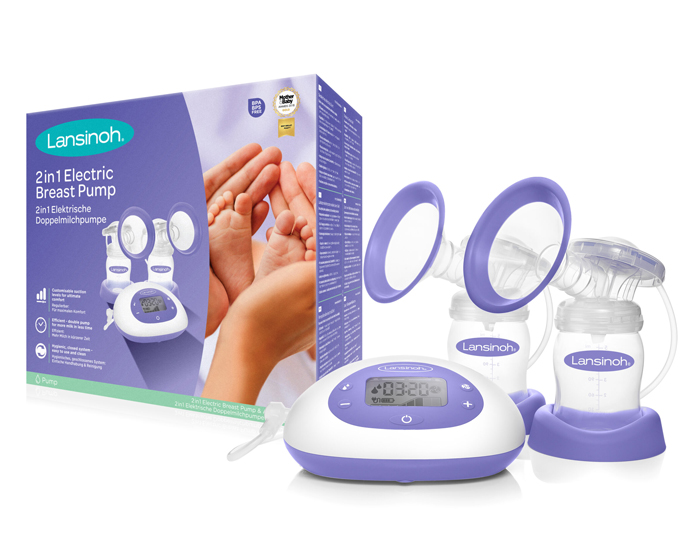 LANSINOH Tire-lait Electrique 2 en 1 (1)