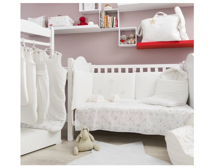 MAISON NOUGATINE Sac  Langer Nursery Constellation - 100% Coton Bio Extrieur (1)