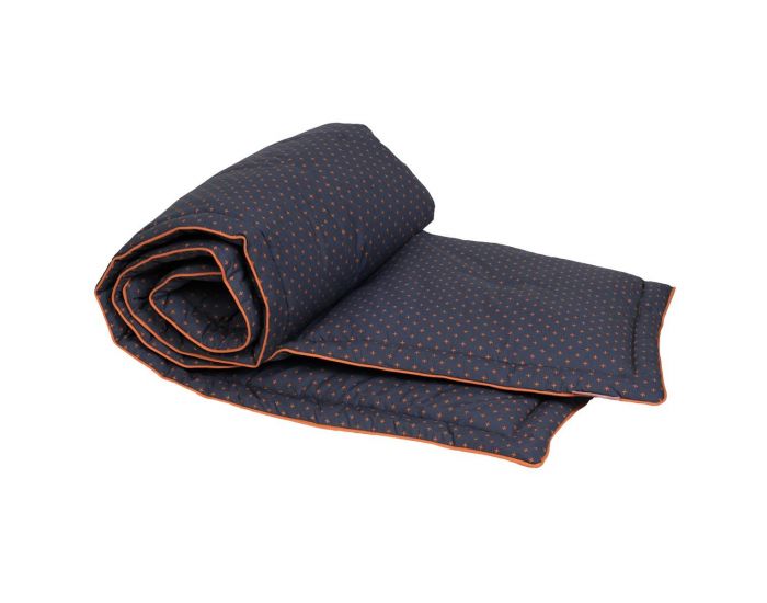 LITTLE CREVETTE Edredon bleu Sardine - 80x120 cm (4)