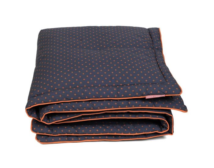 LITTLE CREVETTE Edredon bleu Sardine - 80x120 cm (5)