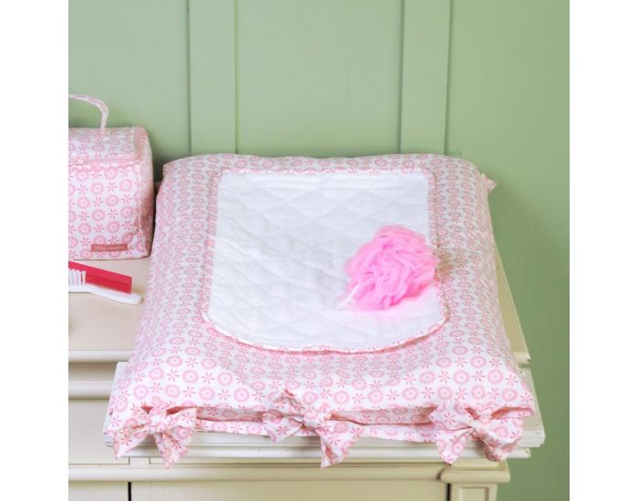 LITTLE CREVETTE Housse pour matelas  langer Lovely Emilie (7)