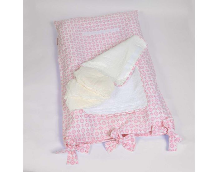 LITTLE CREVETTE Housse pour matelas  langer Lovely Emilie (9)