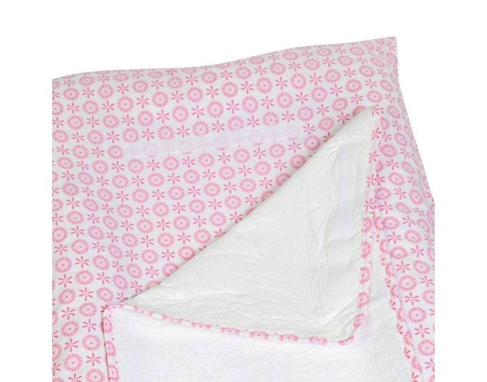 LITTLE CREVETTE Housse pour matelas  langer Lovely Emilie (4)