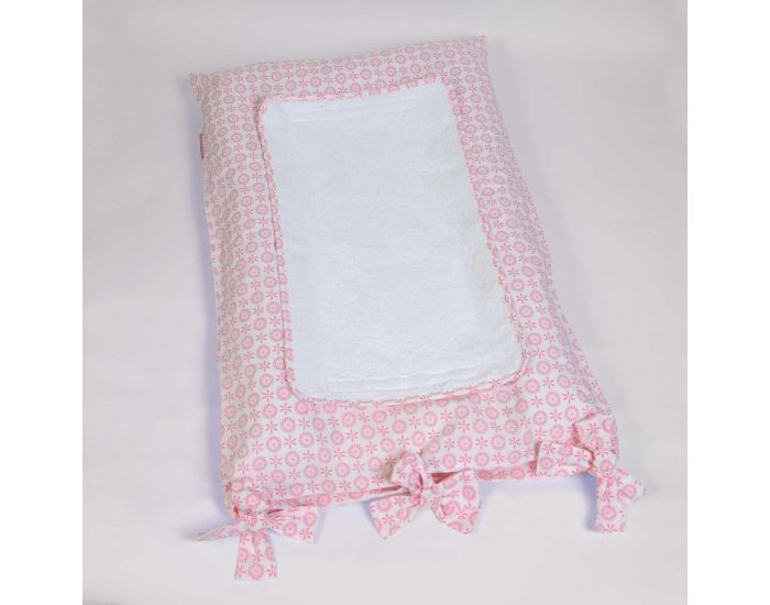 LITTLE CREVETTE Housse pour matelas  langer Lovely Emilie (8)
