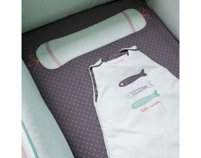 LITTLE CREVETTE Drap-housse Poisson-Lune (3)