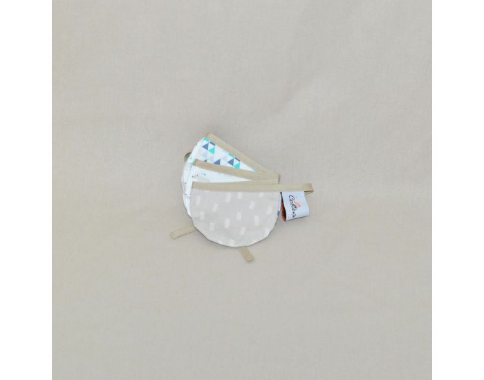  CAROTTE & Cie Guirlande Ours Polaires avec Fanions arrondis (1)