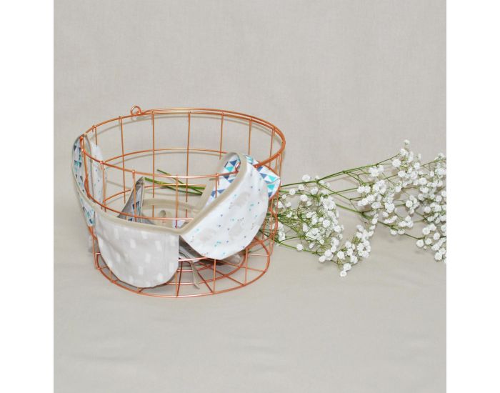  CAROTTE & Cie Guirlande Ours Polaires avec Fanions arrondis (2)