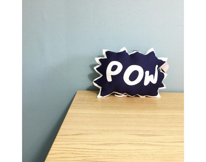 CAROTTE & Cie Coussin illustr� POW (1)