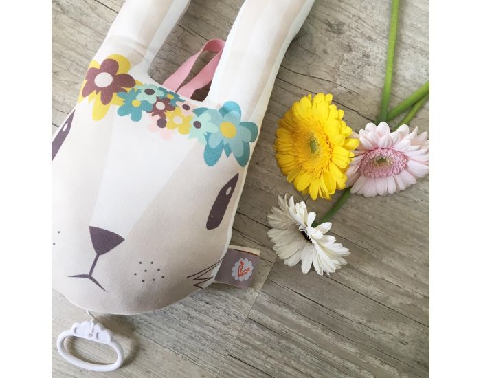 CAROTTE & Cie Coussin musical Lapin Une chanson douce (4)