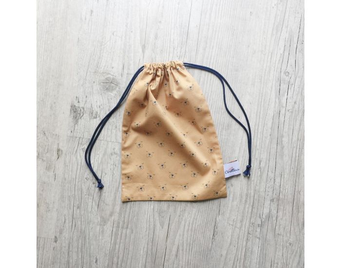 CAROTTE & Cie Pochon  goter Chiens caramel (1)