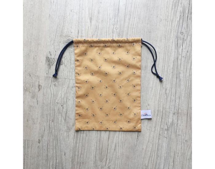 CAROTTE & Cie Pochon  goter Chiens caramel (2)