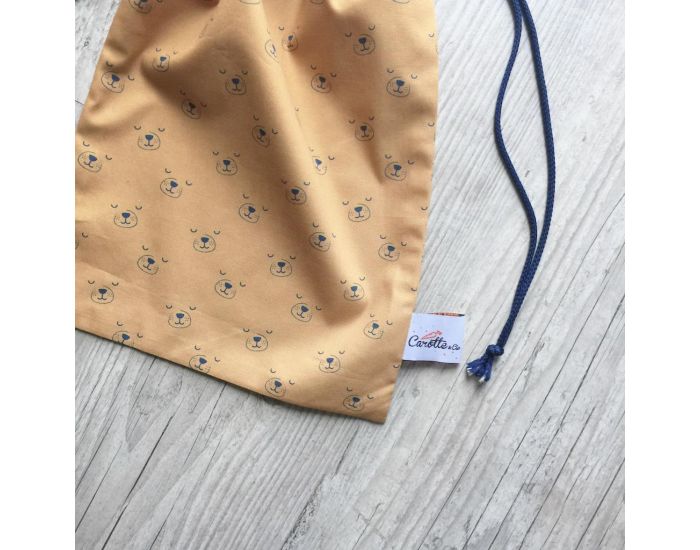 CAROTTE & Cie Pochon  goter Chiens caramel (4)