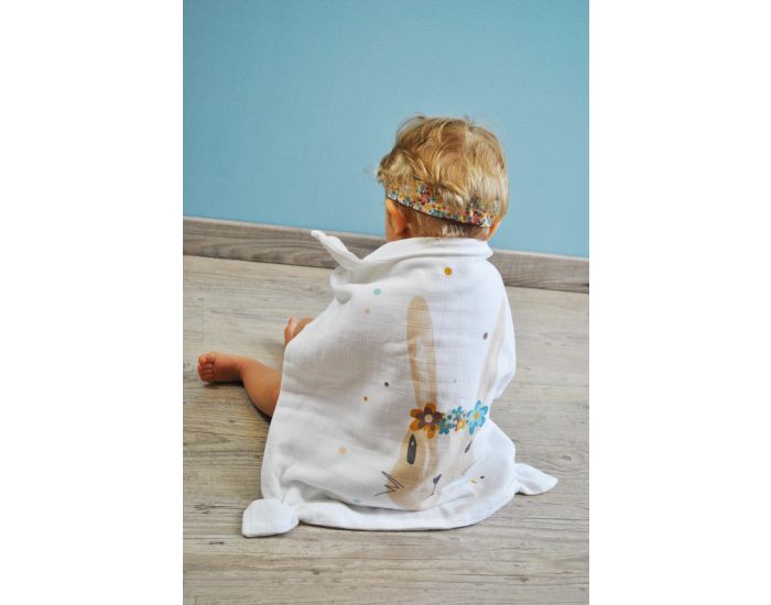 CAROTTE & Cie Doudou plat Lapin (6)