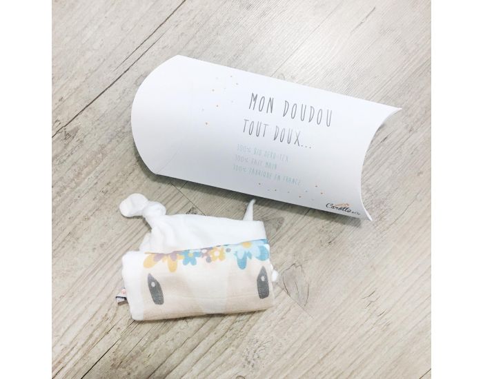 CAROTTE & Cie Doudou plat Lapin (8)