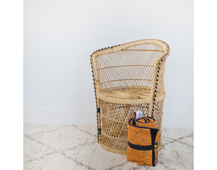 CAROTTE & Cie Couverture nomade Chiens caramel (3)