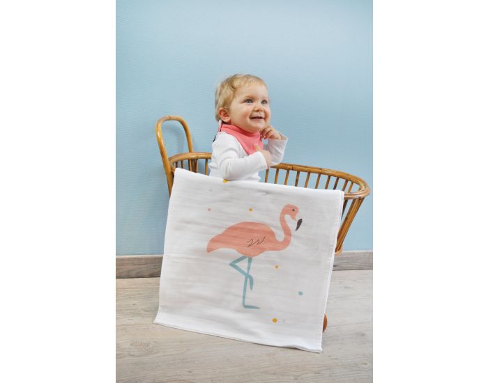 CAROTTE & Cie Maxi lange Flamant rose (2)