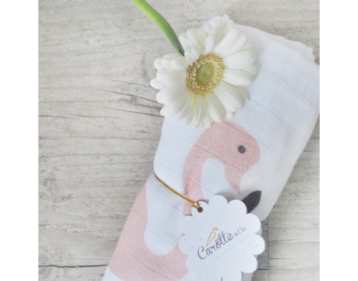 CAROTTE & Cie Maxi lange Flamant rose (4)