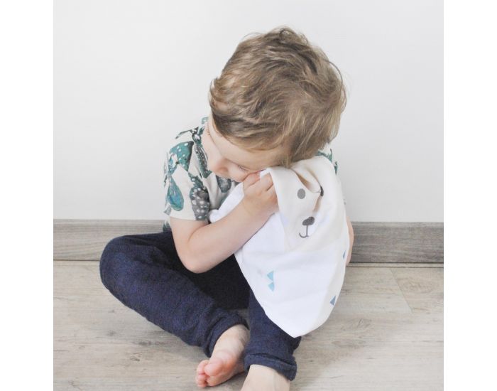 CAROTTE & Cie Doudou plat Ours polaire - Ds la naissance (5)