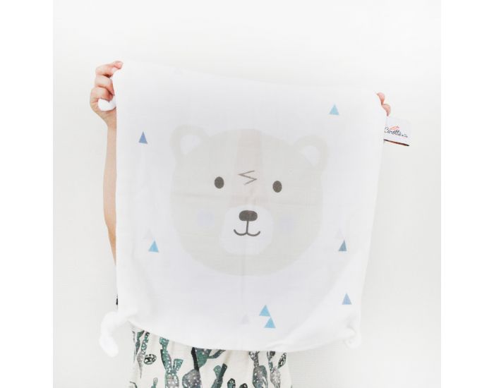 CAROTTE & Cie Doudou plat Ours polaire - D�s la naissance (3)