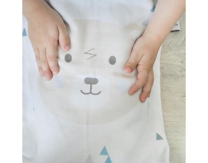 CAROTTE & Cie Doudou plat Ours polaire - D�s la naissance (4)