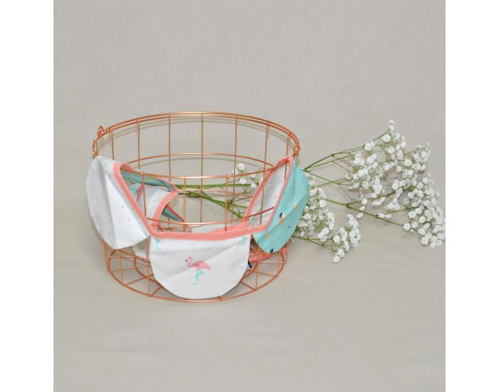  CAROTTE & Cie Guirlande Flamants roses avec fanions arrondis (2)