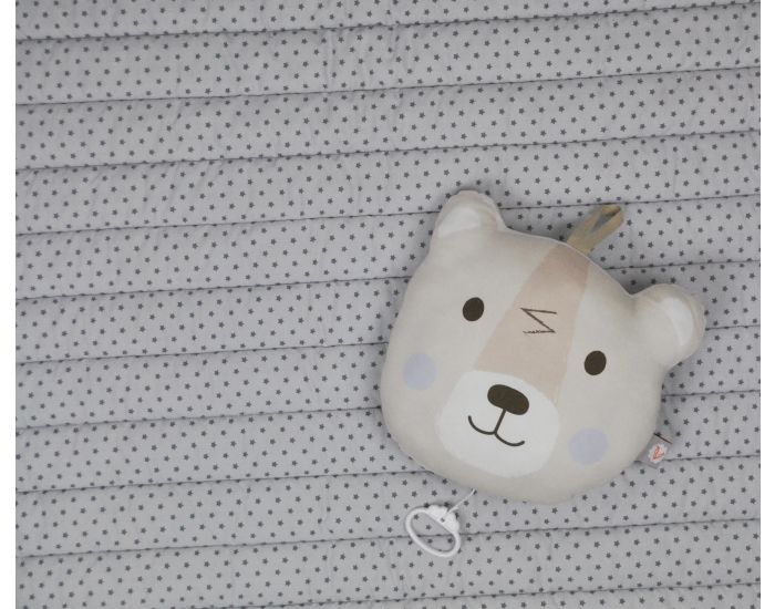 CAROTTE & Cie Coussin musical Ours Polaire (4)