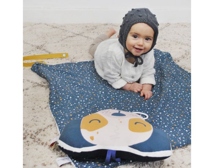 CAROTTE & Cie Coussin musical Chien Wonderful World (3)