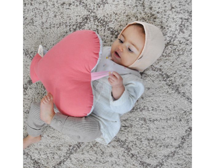 CAROTTE & Cie Coussin Musical Ballon coeur (2)