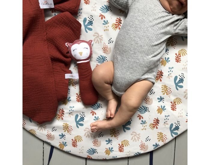 CAROTTE & Cie Tapis de Jeu Transformable Rose - Ds la Naissance (3)