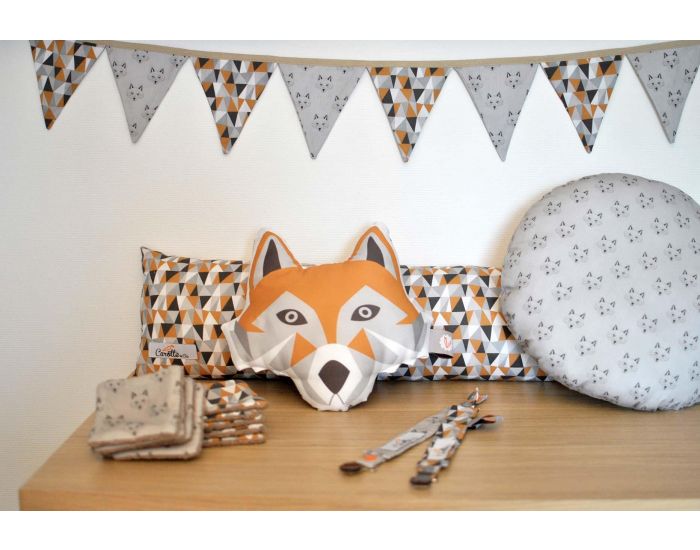 CAROTTE & Cie Coussin illustr Renard (3)