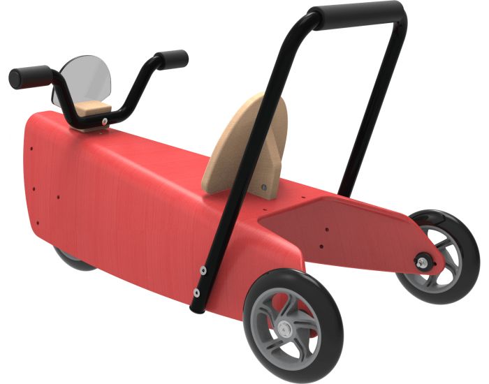 CHOU DU VOLANT Porteur Moto Rouge - Ds 12 mois (6)