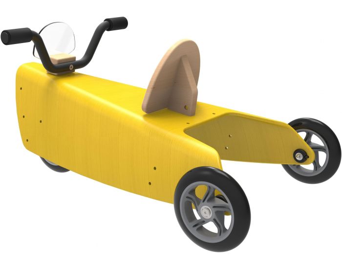 CHOU DU VOLANT Porteur Moto jaune - D�s 12 mois (2)