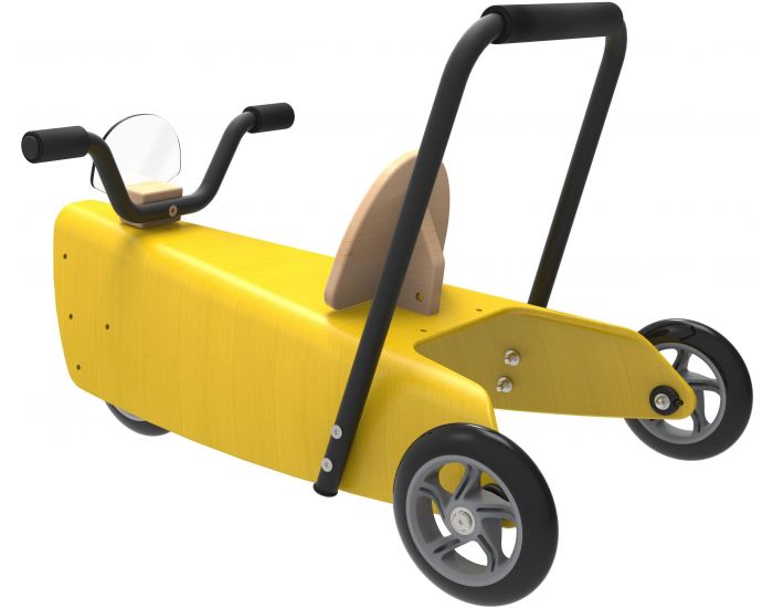 CHOU DU VOLANT Porteur Moto jaune - D�s 12 mois (3)