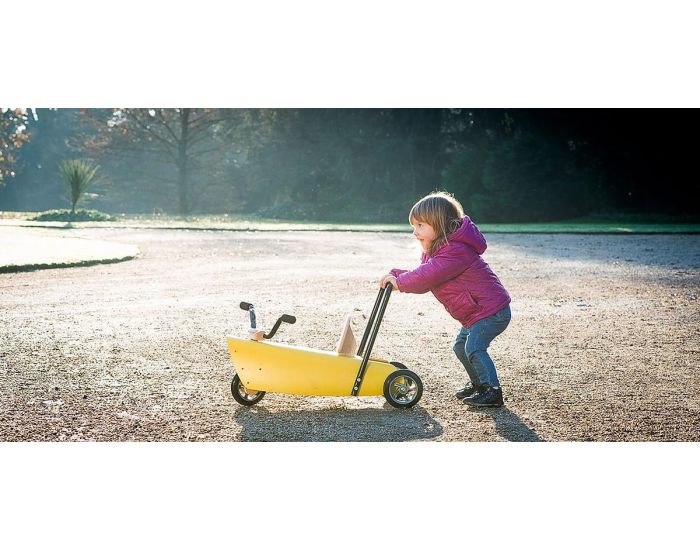 CHOU DU VOLANT Porteur Moto jaune - D�s 12 mois (7)