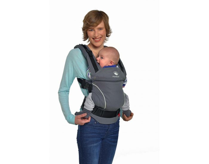 MANDUCA Porte Bebe Pure Cotton DarkGrey 2018 (1)