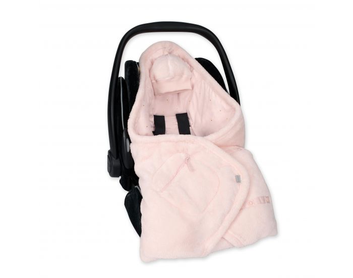 BEMINI BISIDE� 90x90cm Softy Motif pois dor� dolly (2)