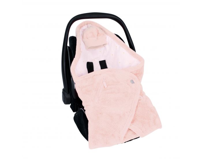 BEMINI BISIDE� 90x90cm Softy Motif pois dor� dolly (4)