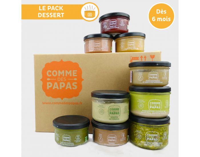 COMME DES PAPAS Le Pack Desserts d'�t� - D�s 6 mois (1)