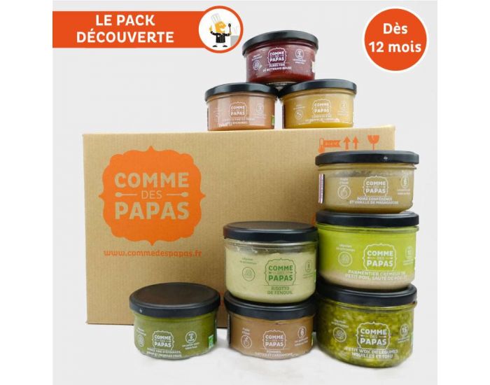 COMME DES PAPAS - Pack du Mois - Repas Frais Bio pour Bb - 18 pots - Ds 12 Mois (5)