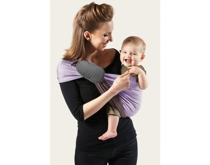 LOVE RADIUS par JPMBB Petite Echarpe Sans Noeud - Lavande Marron Glac (reversible) (13)