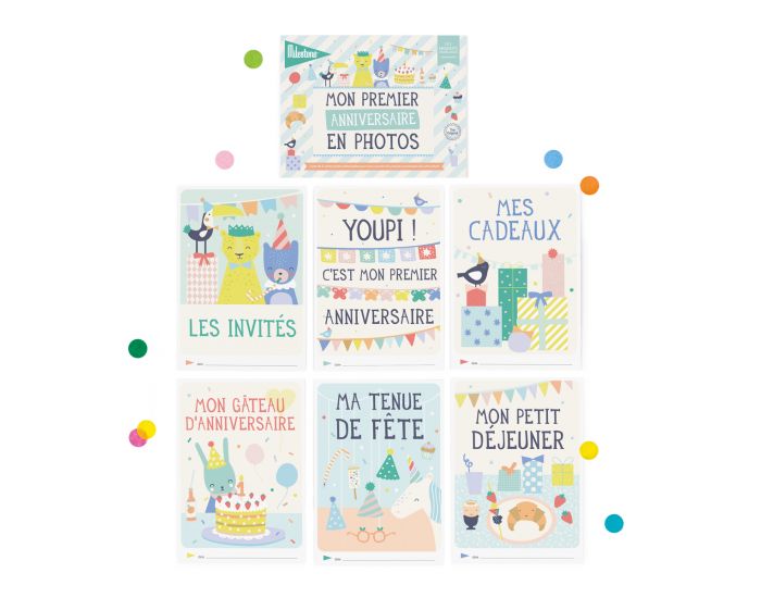 MILESTONE Cartes photos Mon Premier anniversaire en Photos (1)