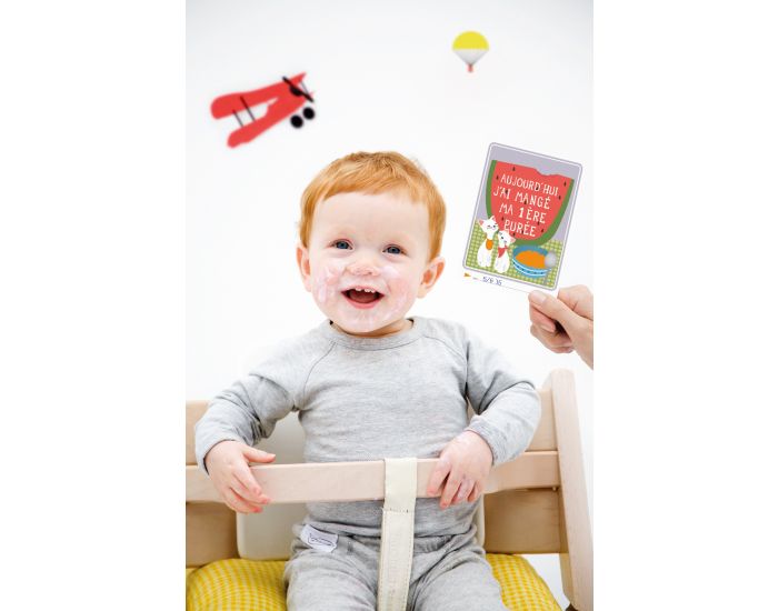 MILESTONE Cartes photos souvenirs Bb - Ma premire anne 0-12 mois (2)